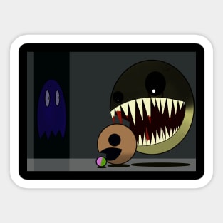 Horror Pacman Sticker